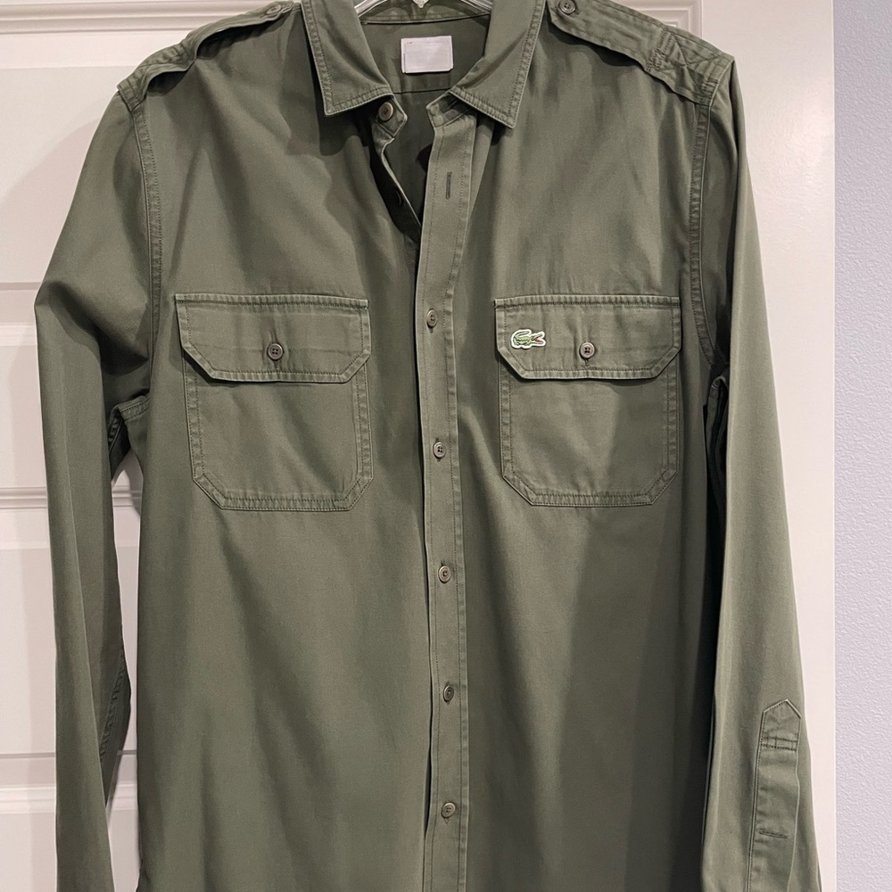 Lacoste button down shirt